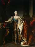 Tocque Louis Portrait of Empress Elizabeth Petrovna  - Hermitage